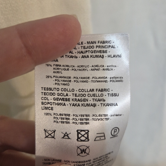 Armani Exchange Lg White Checker Sheer Knit Tank NWT - Picture 8 of 12